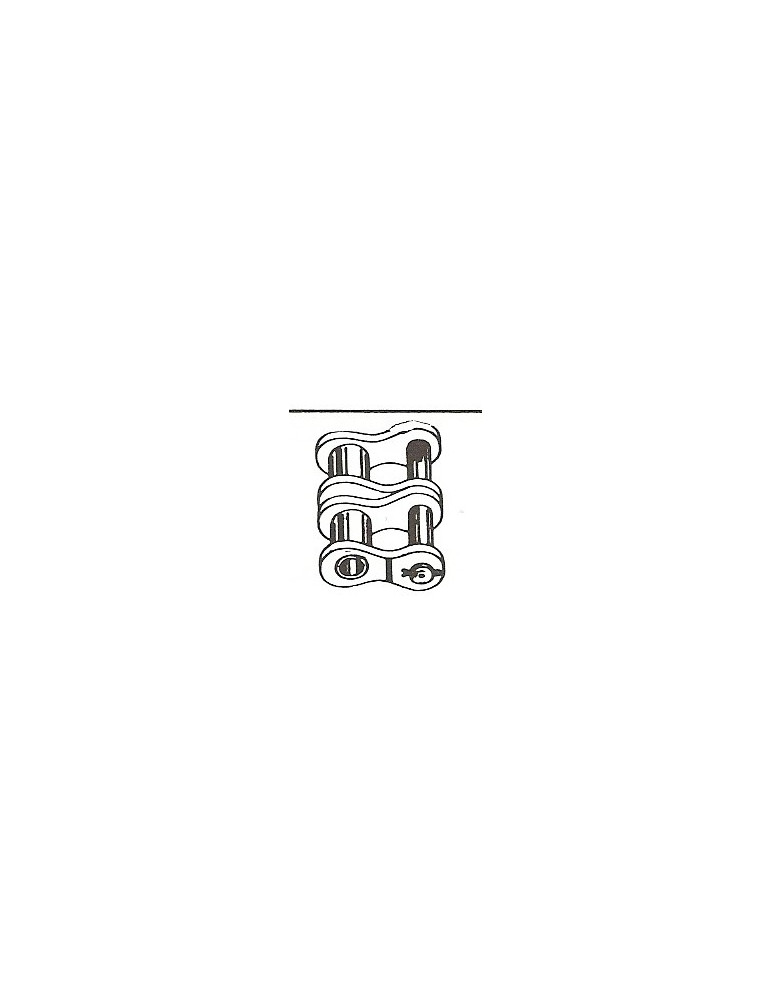 Maillon coude double pour chaine double 38.1 24b2 ref: mailcs24b2 Maillon coude double pour chaine double 38.1 24b2 ref: mailcs24b2