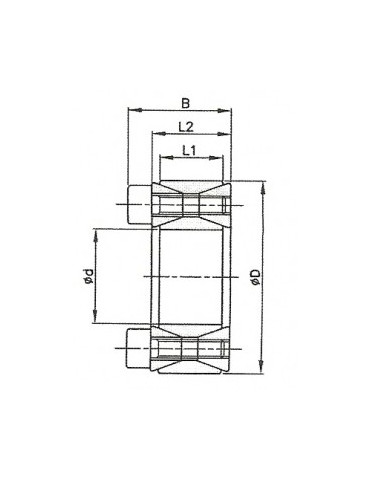 Moyeu expansible bk40 35*60 réf: mebk403560