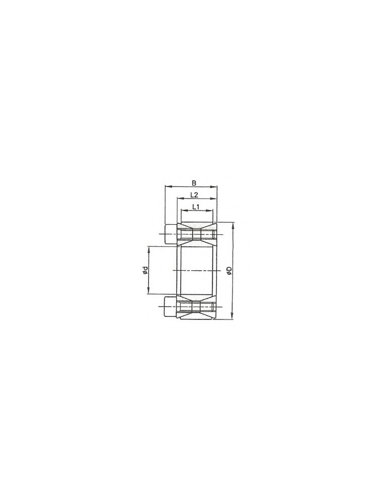 Moyeu expansible bk40 35*60 réf: mebk403560