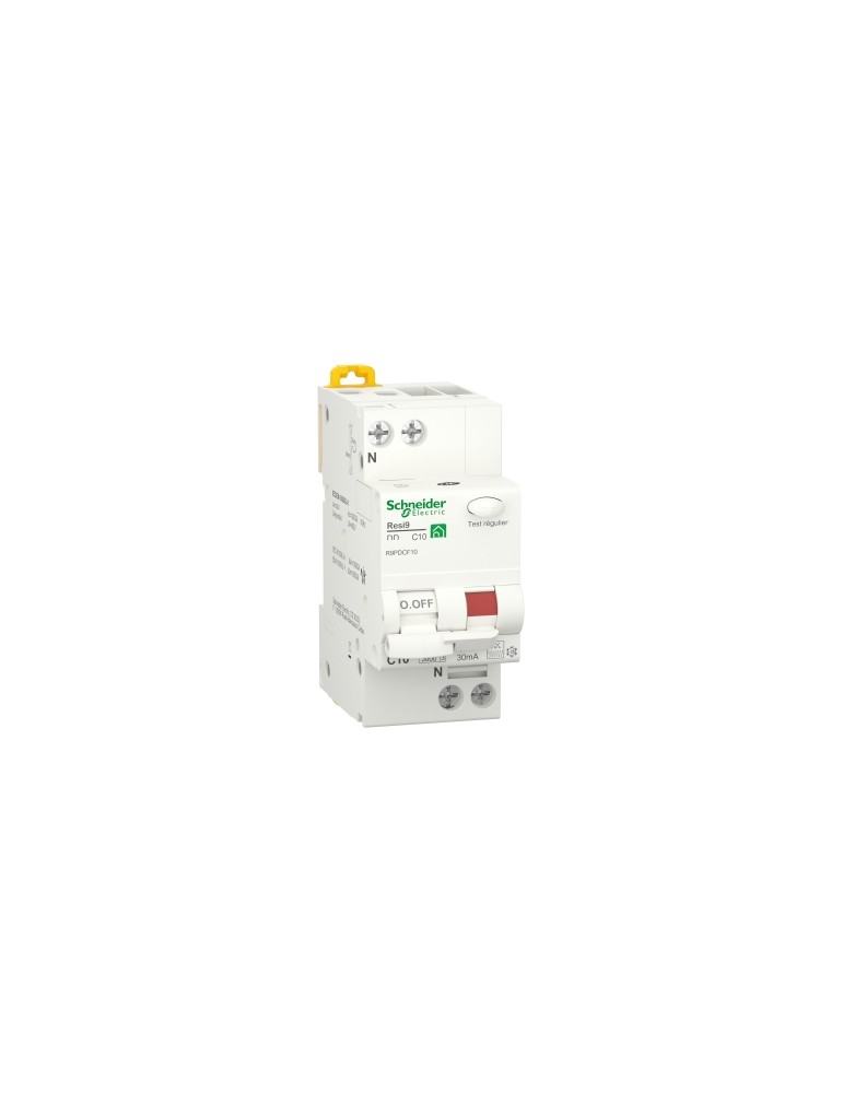 Disjoncteur différentiel Schneider RESI 9 1P+N  10A  30mA  Fsi