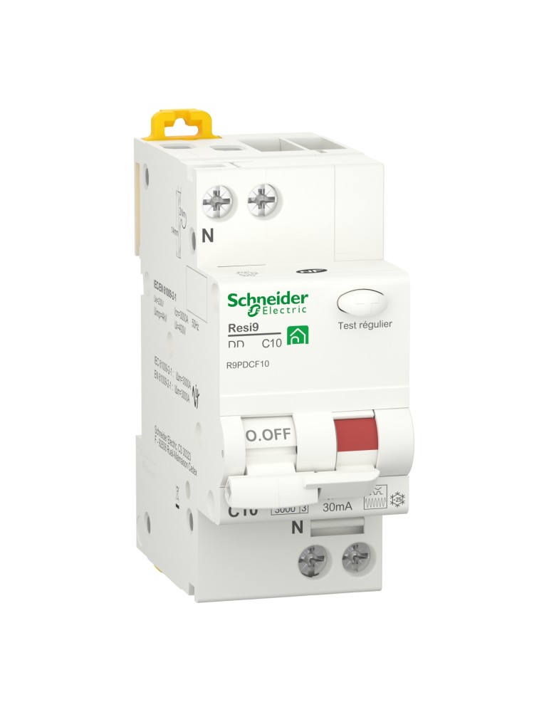 Disjoncteur différentiel Schneider RESI 9 1P+N  25A  30mA Fsi