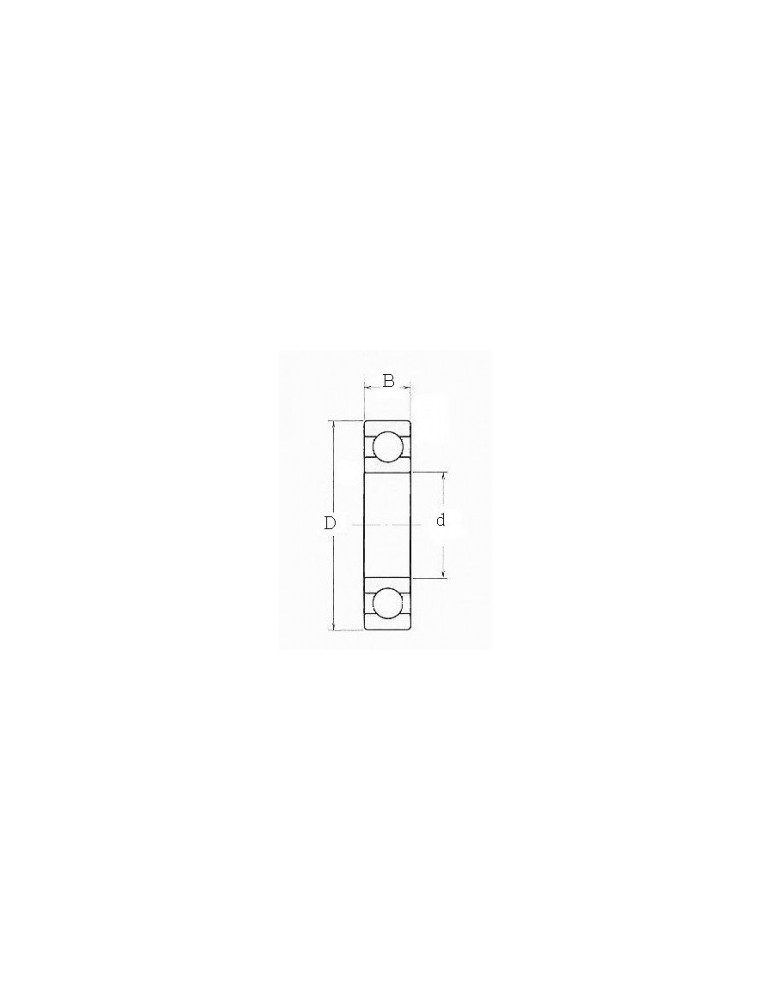 Roulement une rangée de billes 6204 2rs skf ref:rlt62042rsh