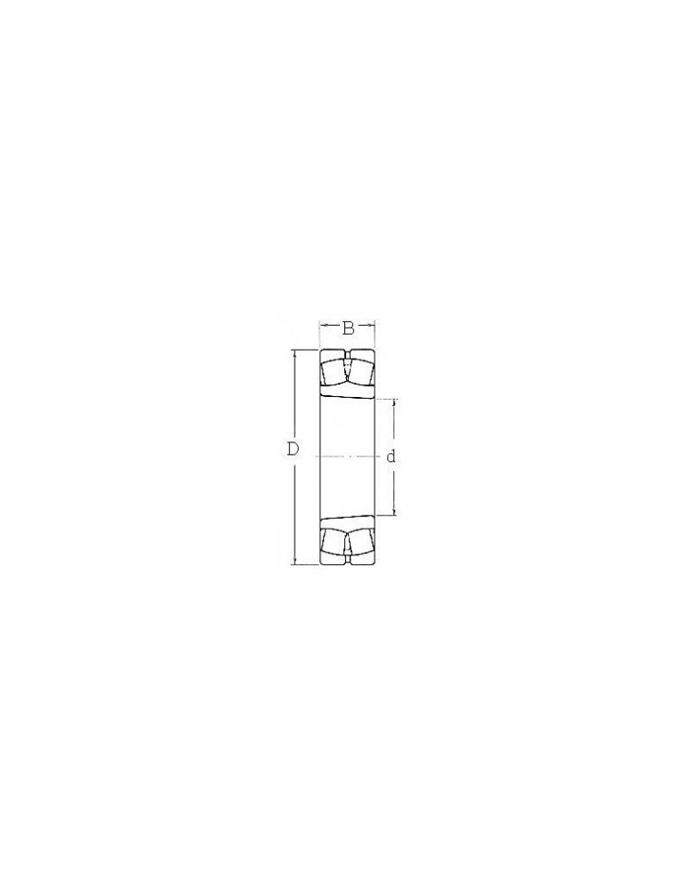 Roulement à deux rangées de rouleaux sphériques 22206ek skf ref:rlt22206ek